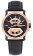 Triumph 3046-05 Mens Motorcycles Black Rose Gold Watch