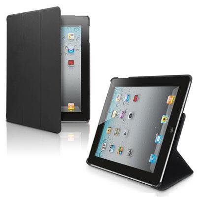 New-MicroShell Folio iPad2 Black - MICROFOLIPAD2B