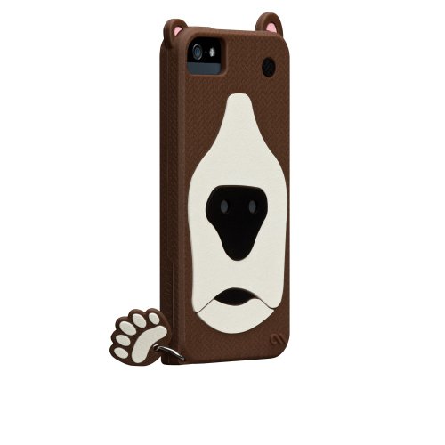 Case-Mate 日本正規品 iPhone5 CREATURES: Grizzly Case, Light Blue クリーチャーズ: グリズリー ベアー シリコン ケース, ブラウン CM022551 Case-Mate 日本正規品 iPhone5 CREATURES: Grizzly Case, Light Blue クリーチャーズ: グリズリー ベアー シリコン ケース, ブラウン CM022551