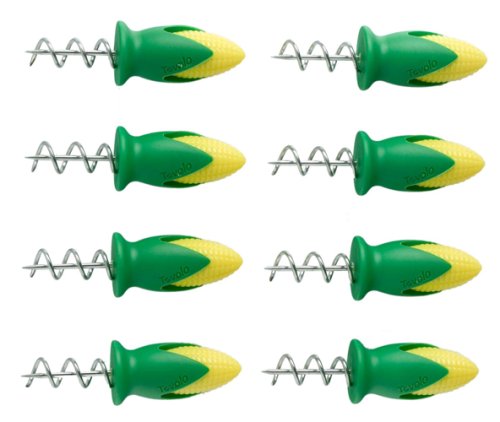 Childrens Toyshop  Kitchen & Housewares : Tovolo Twist-Lock Corn Holders, Set of 8