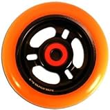 Phoenix 3-Spoke Wheel Orange-Black 100mm
