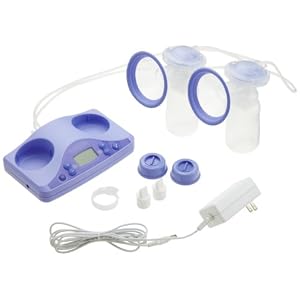 Lansinoh Affinity Double Electric Breast Pump, Lavender