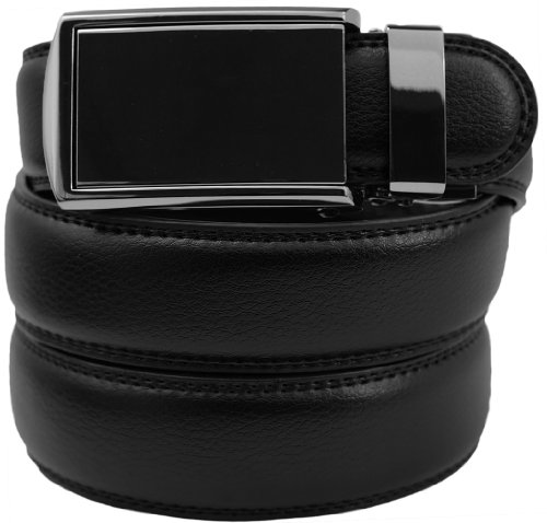 SlideBelts Men's Gunmetal Leather Belt - Custom Fit