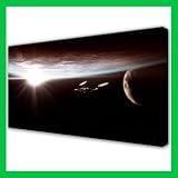 Star Trek USS ENTERPRISE Massive 45 Gallery Framed Canvas Art,Ready To Hang,NEW