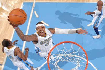 Orlando Magic v Denver Nuggets: Carmelo Anthony Photographic Poster Print by Garrett Ellwood, 24x36