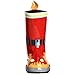 Kidorable Little Boys' Fireman Rain Boots, Red, 8 M US Toddler