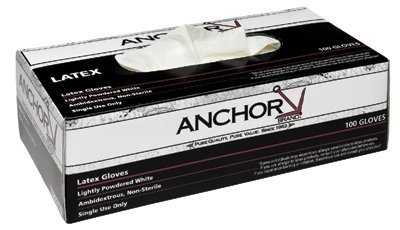 Anchor Brand 101-5500I-XL Box-100 Latex Disp Ltlypowder Gloves Ind Gr