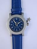 PAULA ABDUL blue leather watch.Innergy Swiss made quartz. American Idol memorabilia.