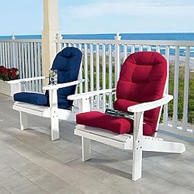 Adirondack Chair Cushion, Chatham Yellow Floral by