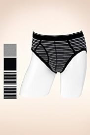 4 Pack Authentic Cool Fresh Stretch Cotton Assorted Briefs with Stay New