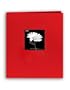 Pioneer 8 1/2 Inch by 11 Inch Postbound Frame Cover Memory Book, Apple Red