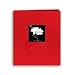 Pioneer 8 1/2 Inch by 11 Inch Postbound Frame Cover Memory Book, Apple Red