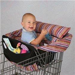 BuggyBagg Shopping Cart Cover - Single - Stripes