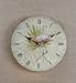 Wooden Pink Flamingo Palm Tree Postcard Beach Summer Wall Clock