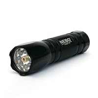 NEBO CSI 8 LED Black Tactical Laser Self Defense Flashlight Model #5077 Includes 3 Batteries