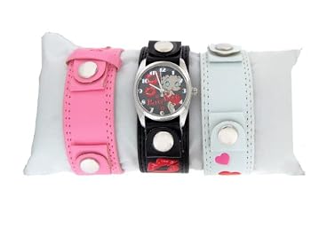 Betty Boop #BB-W420B Multi Changeable Strap Set Watch