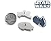 Star Wars Press-and-Stamp Cookie Cutters, Set of 4 Vehicles: Death Star, Millennium Falcon, Vader's 
