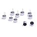 Cylewet 10Pcs Cylindrical Electret Condenser Microphone Pickup with 2 Pins 9Ã—7mm for Arduino (Pack of 10) CYT1013