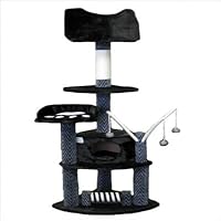GoPetClub Cat Furniture Tree Condo Toy Scratcher Post Pet House F18