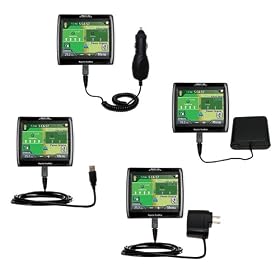 Road Warrior Kit for the Magellan Roadmate 1340 includes a Car and Wall Charger AND USB... by Gomadic for the Roadmate 1340