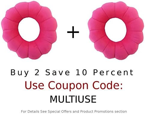 Tension Easing Multi Use Travel Pillow (Pink)