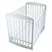 Athena Mya Mini Crib - White (White) (40"W x 34"H x 26"D)