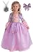 Rapunzel Deluxe Princess Dress-up with Necklace and Hair Bow - Large