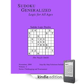Sudoku Logic Puzzles, Vol 2, (CT) (Sudoku: Challenging and Tournament)