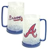 Atlanta Braves Crystal Freezer Mug Set of 4