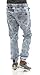 WT02 Men's Jogger Pant In Acid-Washed Denim