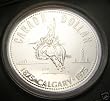 Calgary Alberta Canada Cowboy Stampede Rodeo Horse Rider Silver Dollar Yippee Yahoo bucking bronco