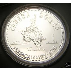 Calgary Alberta Canada Cowboy Stampede Rodeo Horse Rider Silver Dollar Yippee Yahoo bucking bronco