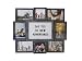 MELANNCO 8 Opening Collage Picture Frame with Letter Board - 17 Inch