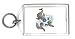 Keychain with water, polo, sport, seal, animal, ball