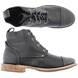 Caterpillar Morrison Black Leather Mens Boots Size 10