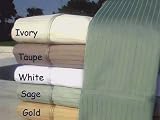 MARRIKAS 1000TC Egyptian Cotton KING SAGE PIN STRIPE Duvet Cover Set