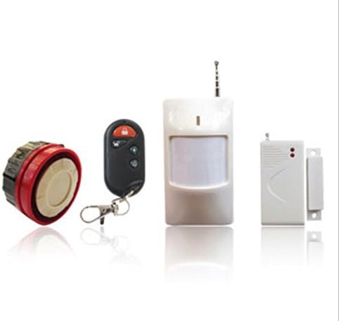 Onepalace High Loudness 110db Siren Safety Driveway Patrol Infrared Wireless Door Sensor Wireless Infrared Home Security Alert Alarm System to Monitor 32 Wireless Zones