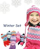 Gap Style Kid's Peruvian 3-Piece Glove, Hat & Scarf Set with Free Shipping
