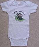 LUCK O' THE IRISH - Irish Designs - White Onesie / Baby T-shirt
