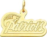 14K Gold NFL New England Patriots Logo Charm