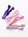 Ouchless, No Tug, No Crease Hair Ties 8 Pack, Size: Small Infant/toddler/junior, Color: Purple/pink Chevron Mix (Purple)