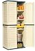 Universal-Schrank XXL Gartenschrank Kunststoffschrank ca. 180 x 50 x 75 cm