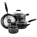 Hamilton Beach 7-pc. Nonstick Elite Cookware Set Black