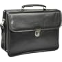 Samsonite Business Cases Leather Flapover Portfolio (Black)