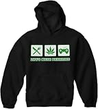 Eat, Smoke Weed & Play Video Games Hoodie #583