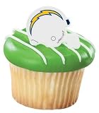 NFL San Diego Chargers Cupcake Rings 12 Pack