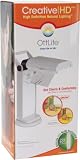 Ott-Lite OTL13MAG 13-Watt Task/Magnifier Lamp TrueColor with Flip-Down Magnifier, Dove Grey