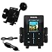 Philips GoGear HDD1830/17 car windshield holder with Car Charger - Uses Gomadic TipExchange