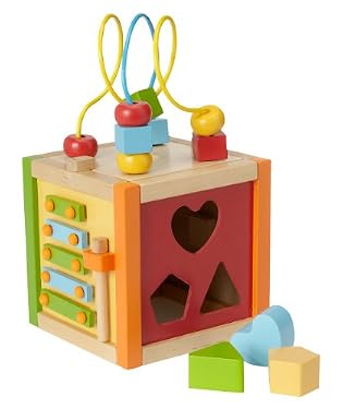 My First Wooden Activity Cube 