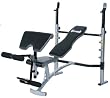 Body Champ BCB807 Mid-Width Weight Bench with Arm Curl